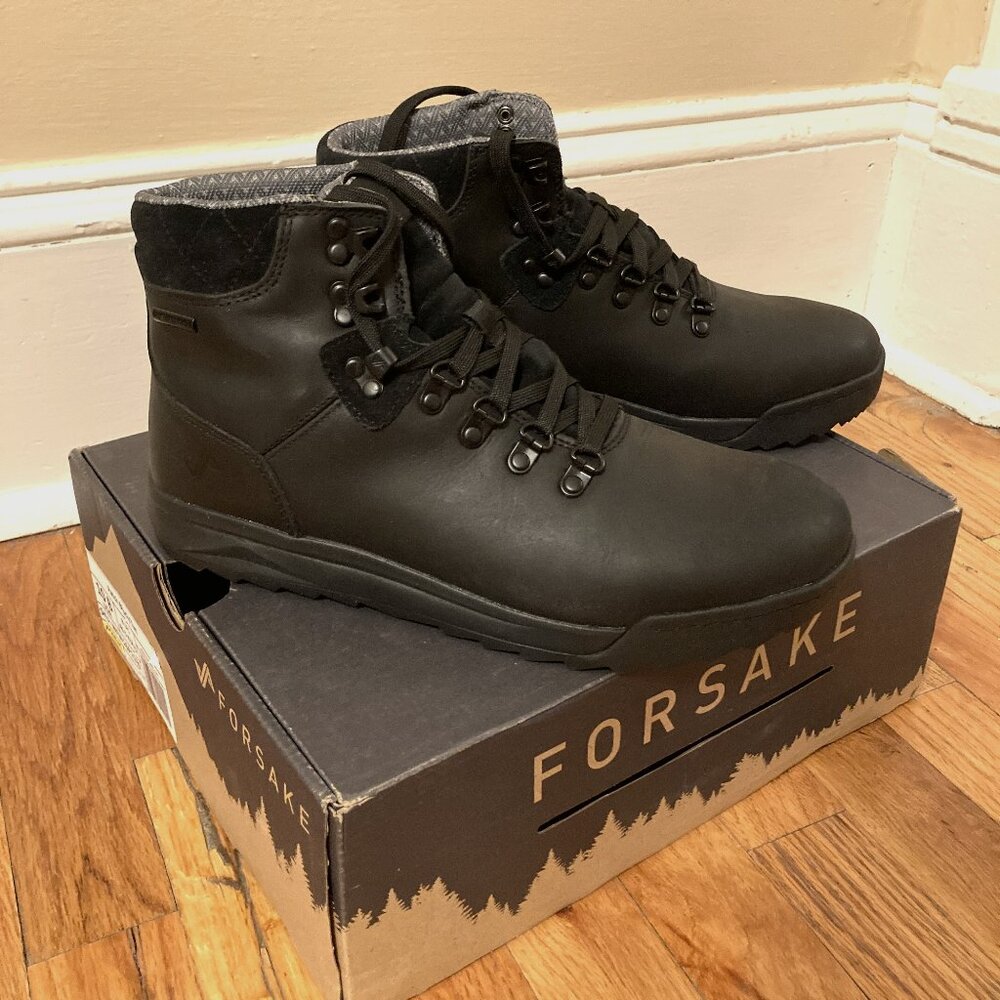 Forsake Patch Mid Hiking Boots: Black, Size 10 **Brand New**